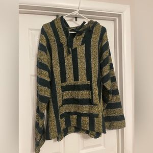 Yellow and green pull over